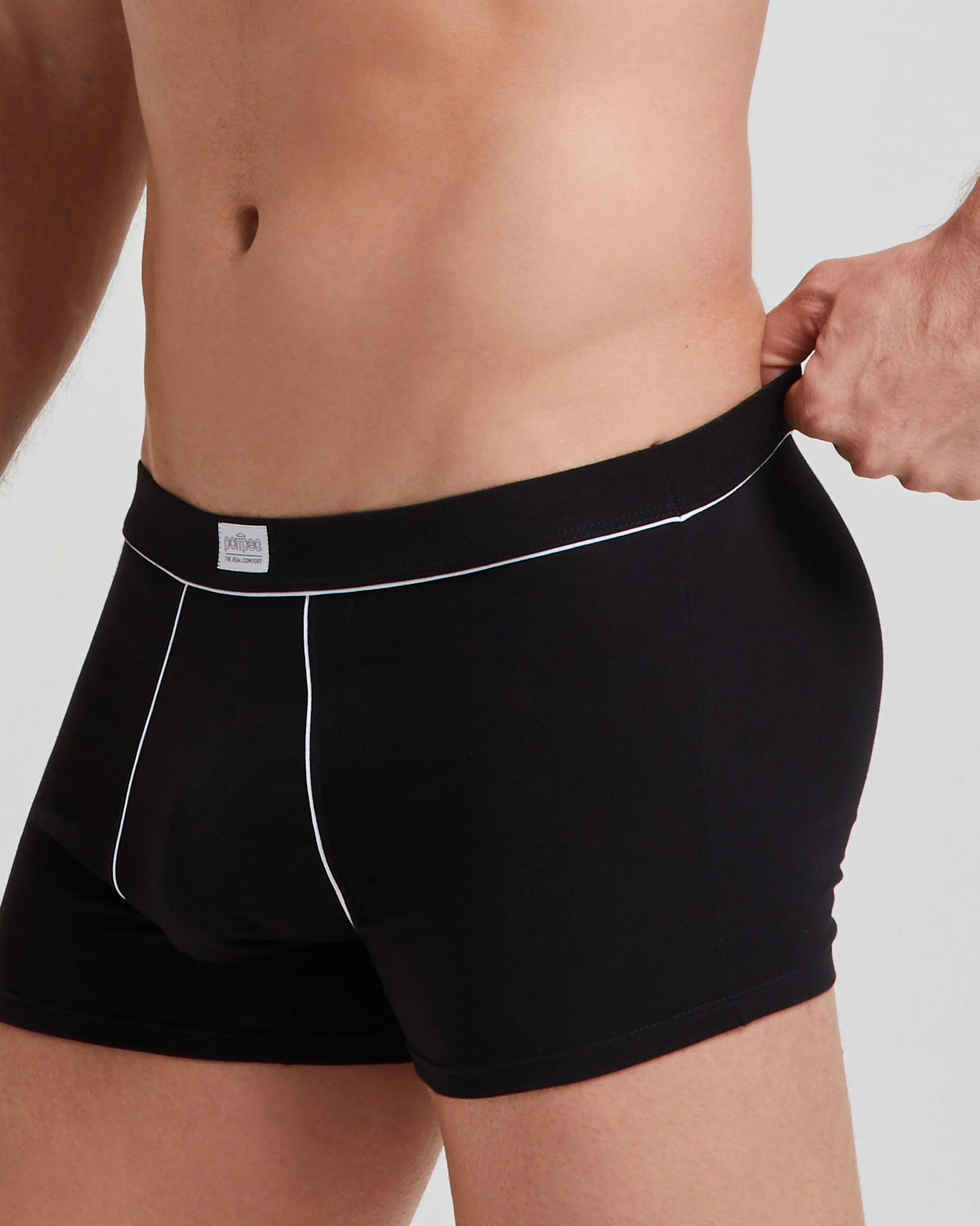 Boxer cotone con dettagli a contrasto - Image 4