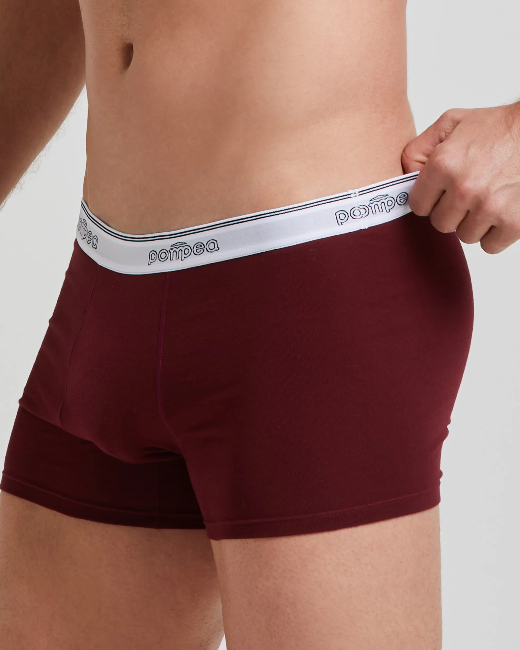 Boxer cotone con elastico a vista logato - Image 4