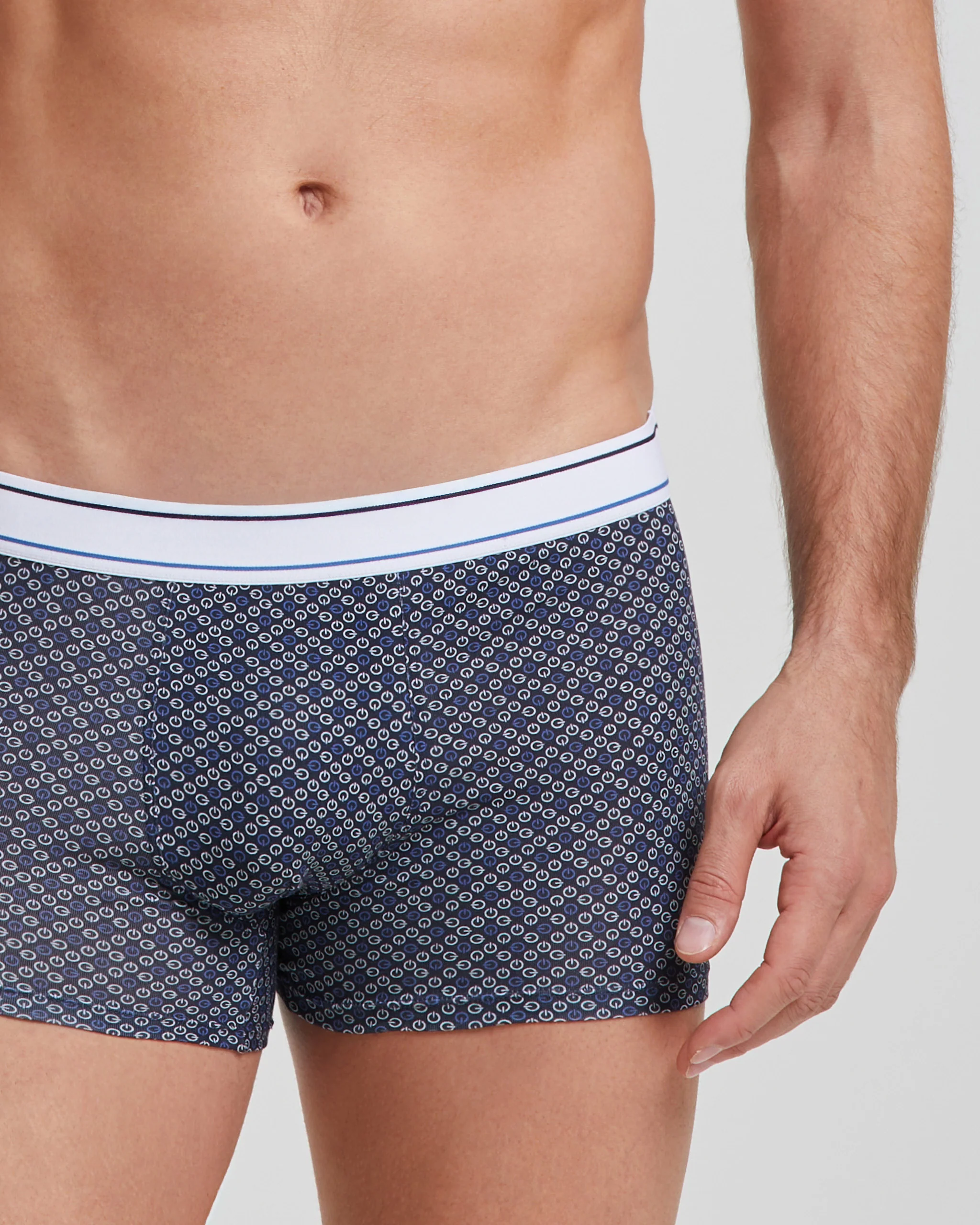Boxer cotone con stampa micro On-Off - Image 4