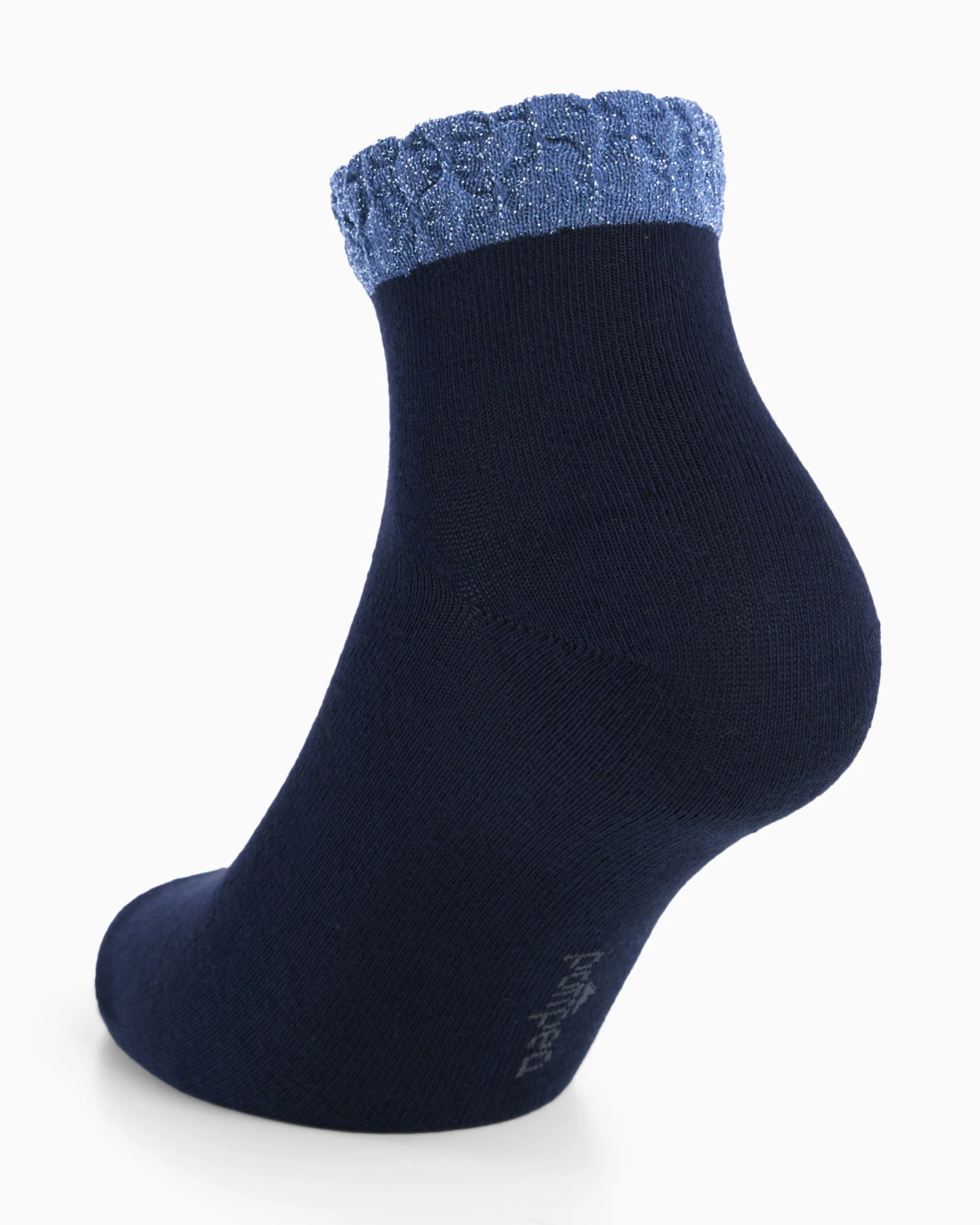 Calza Tosca con bordo in lamè goffrato - Image 4