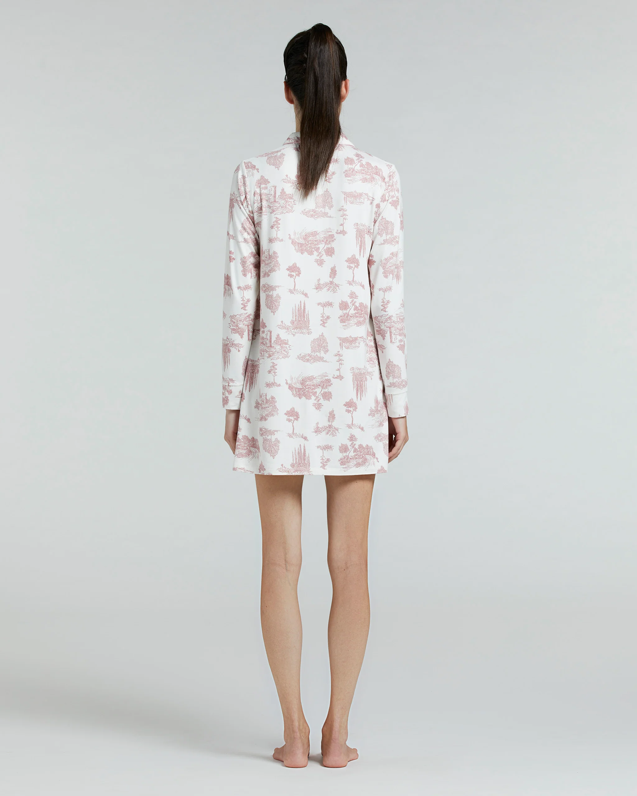 CAMICIA DA NOTTE VISCOSA MINTAKA - Image 4