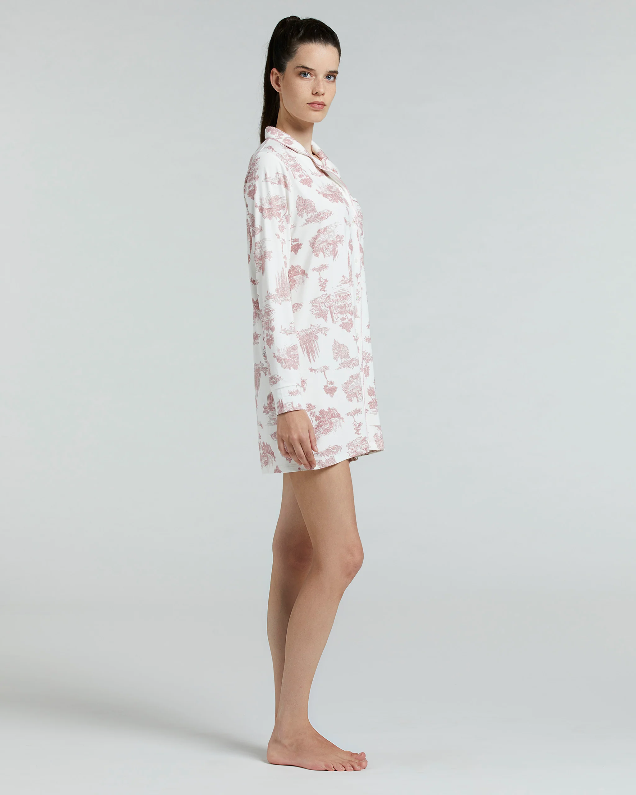 CAMICIA DA NOTTE VISCOSA MINTAKA - Image 5