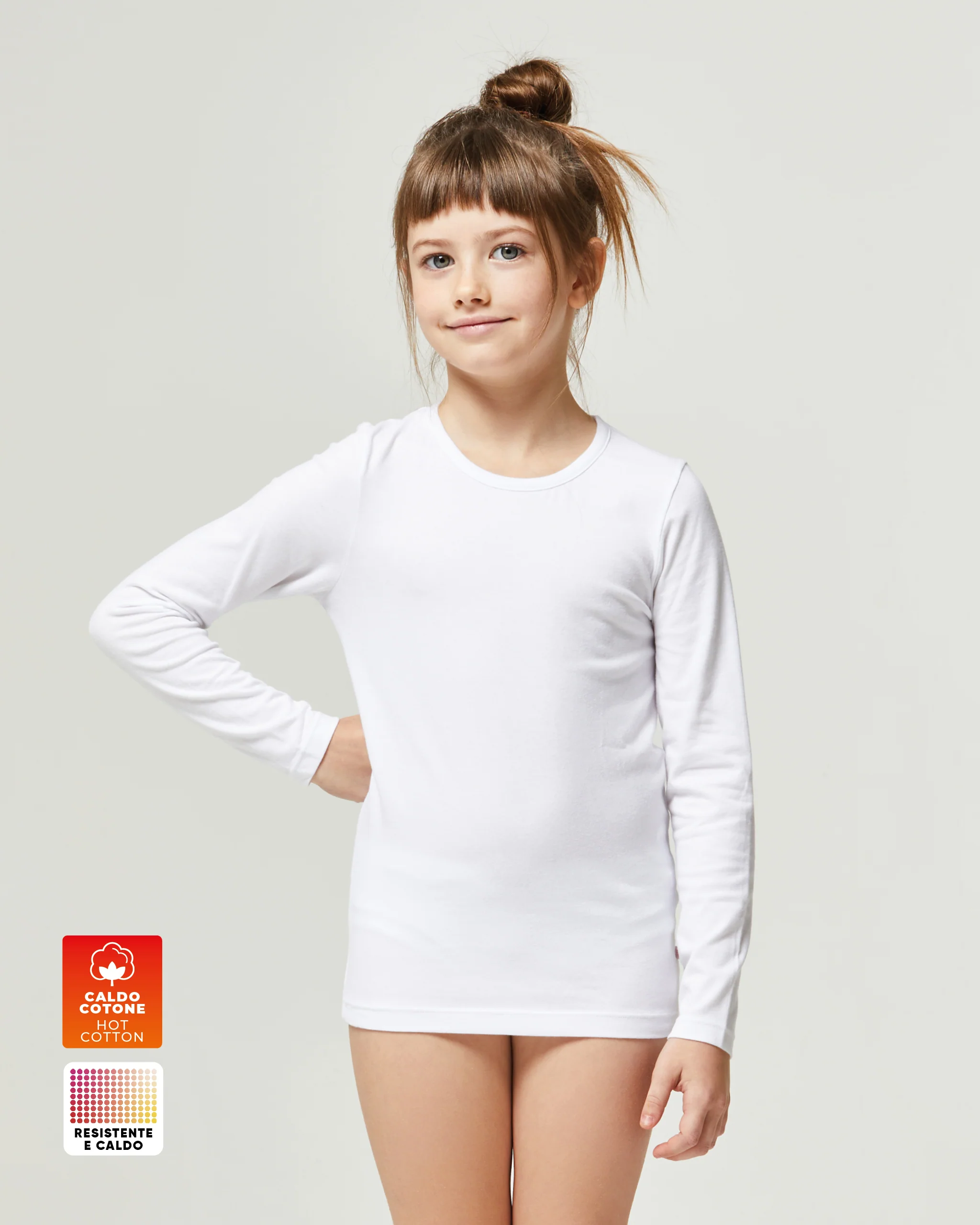 Maglia girocollo a maniche lunghe unisex in caldo cotone - Image 6
