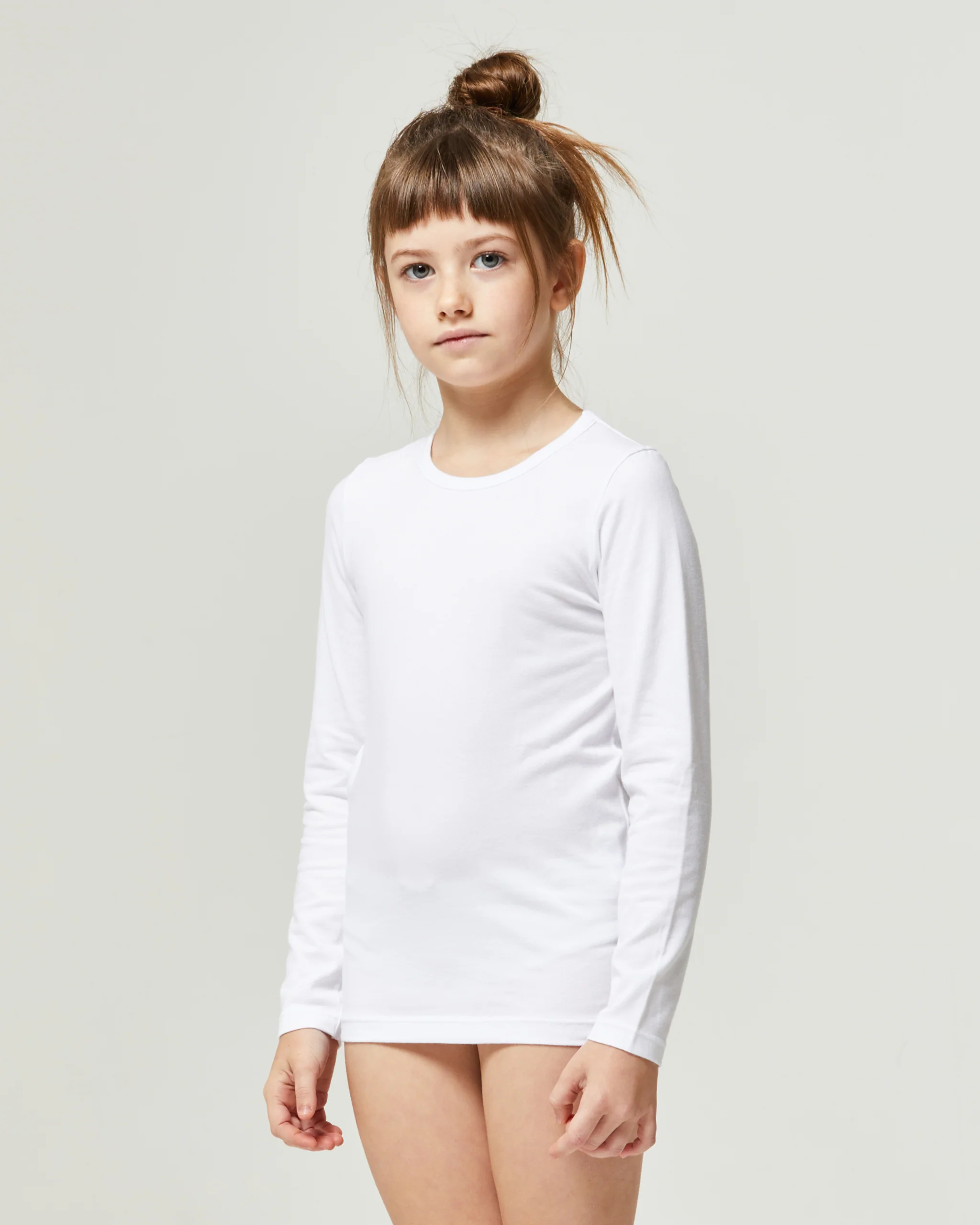 Maglia girocollo a maniche lunghe unisex in caldo cotone - Image 8