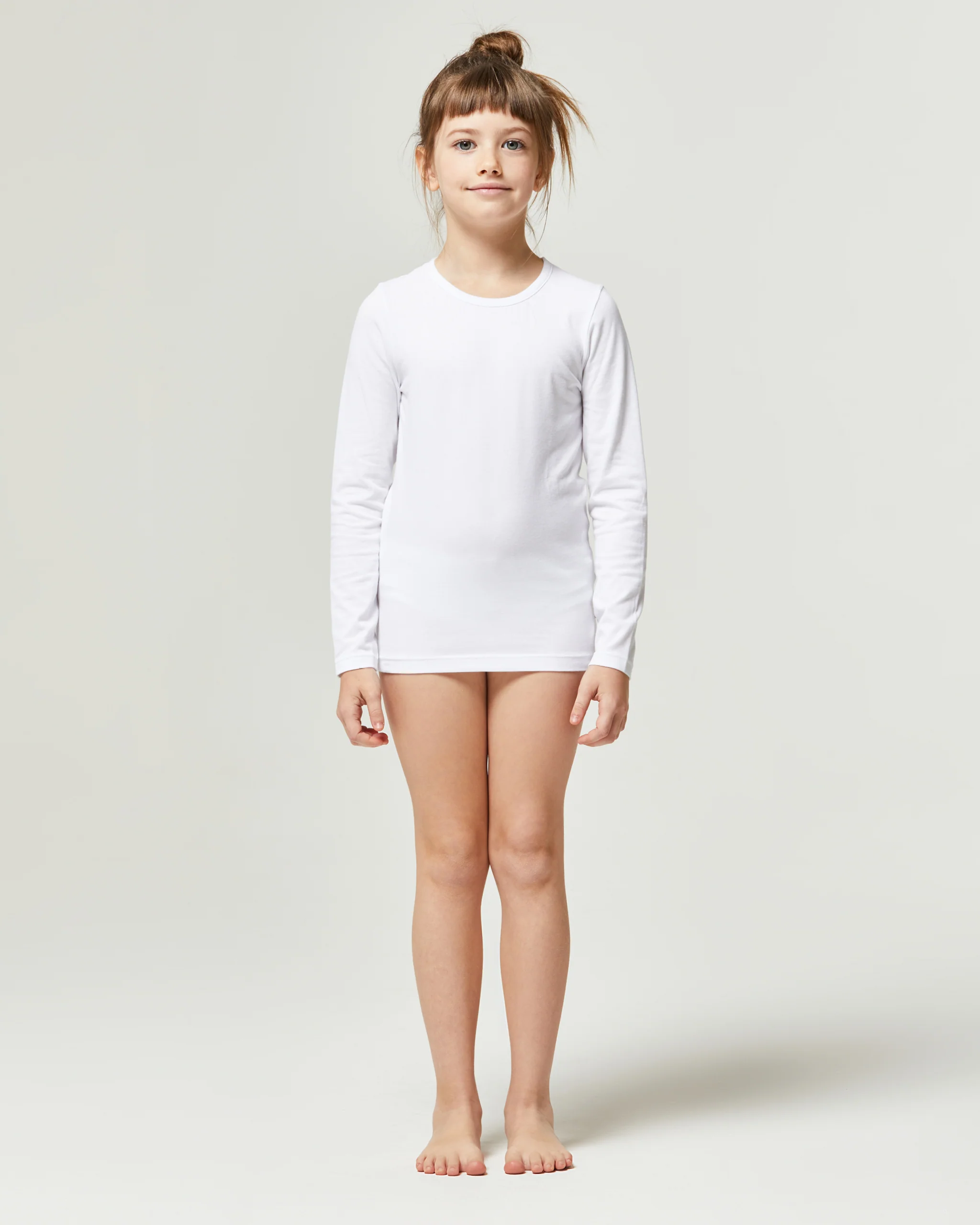 Maglia girocollo a maniche lunghe unisex in caldo cotone - Image 9