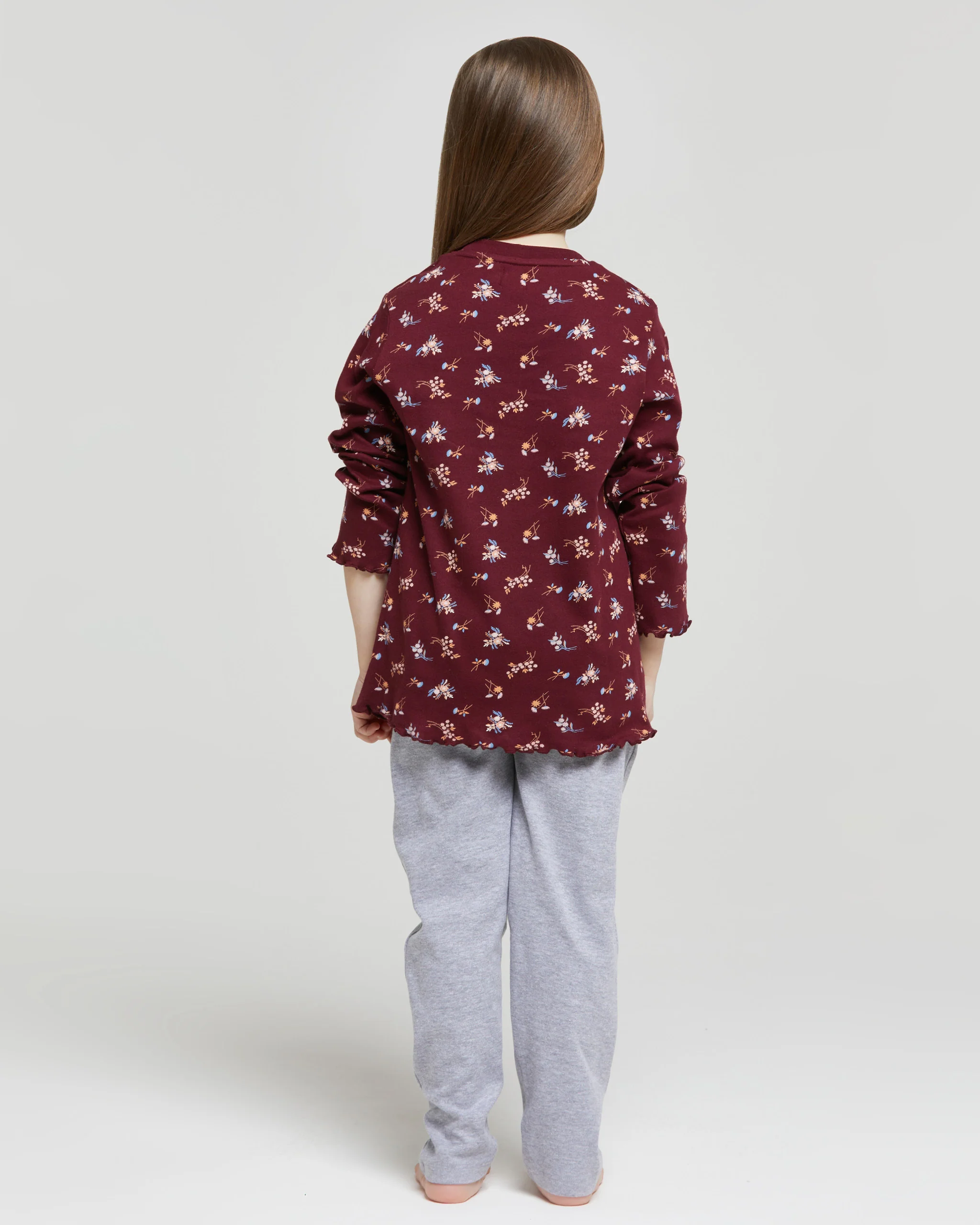 Pigiama lungo cotone interlock Elodie - Image 4
