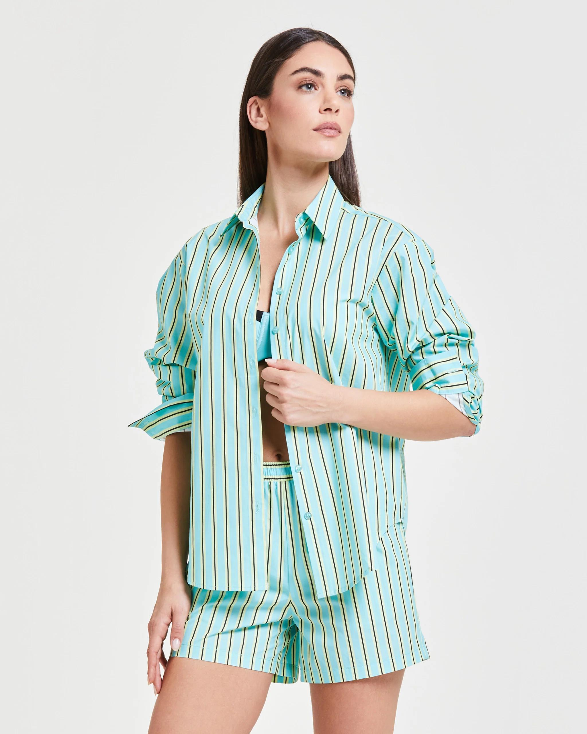Pompea x Silvian Heach camicia over