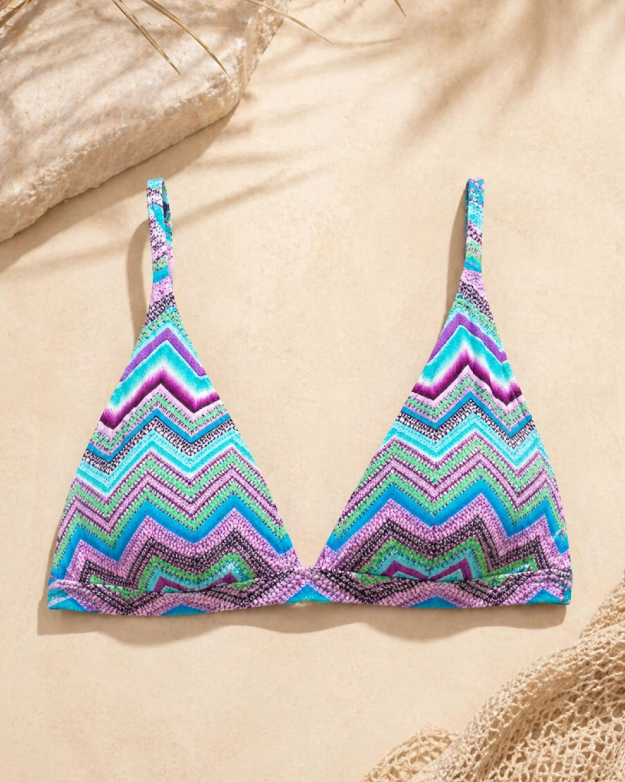 Reggiseno triangolo a vela Chevron - Image 3