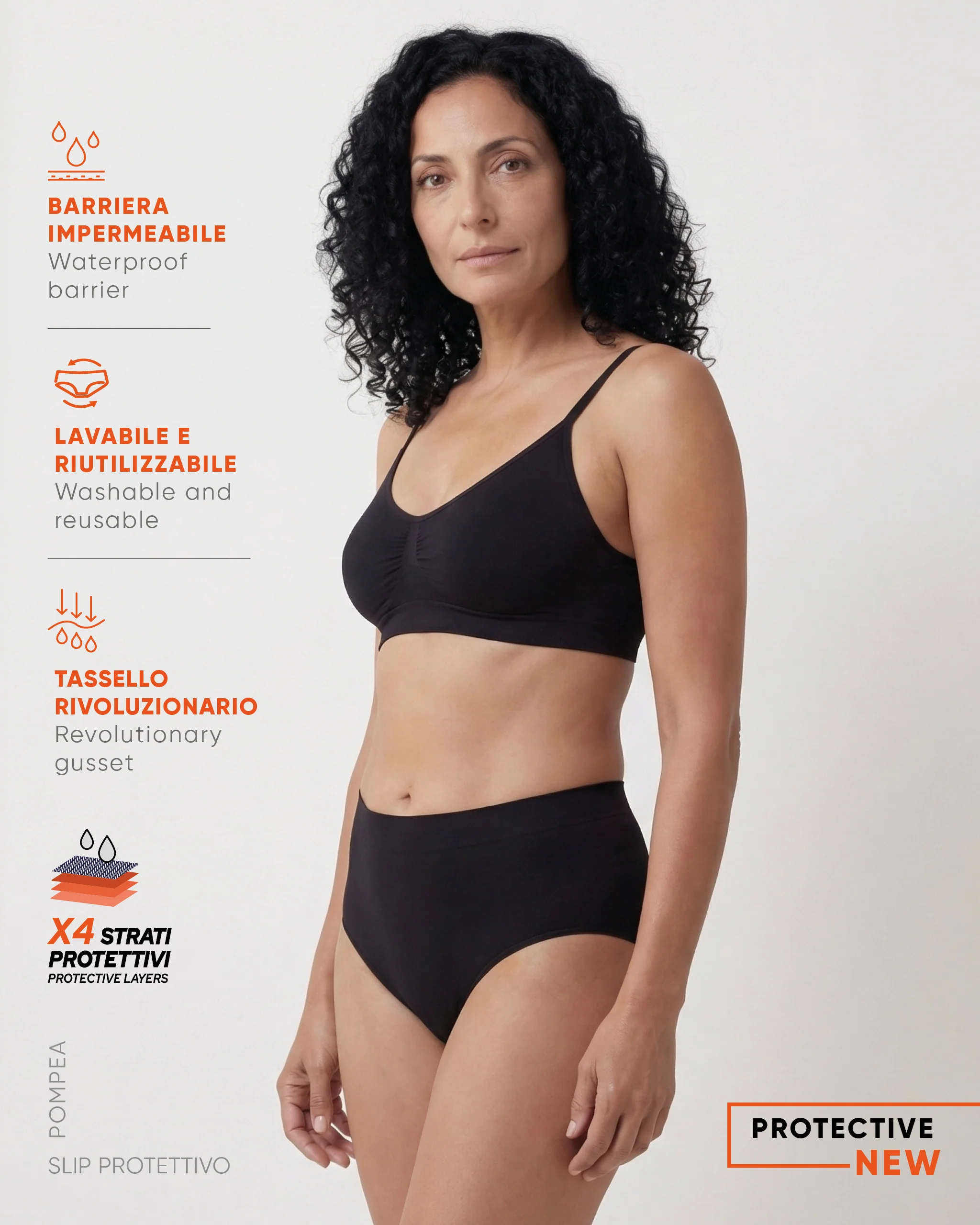 Slip donna protettivo per piccole perdite