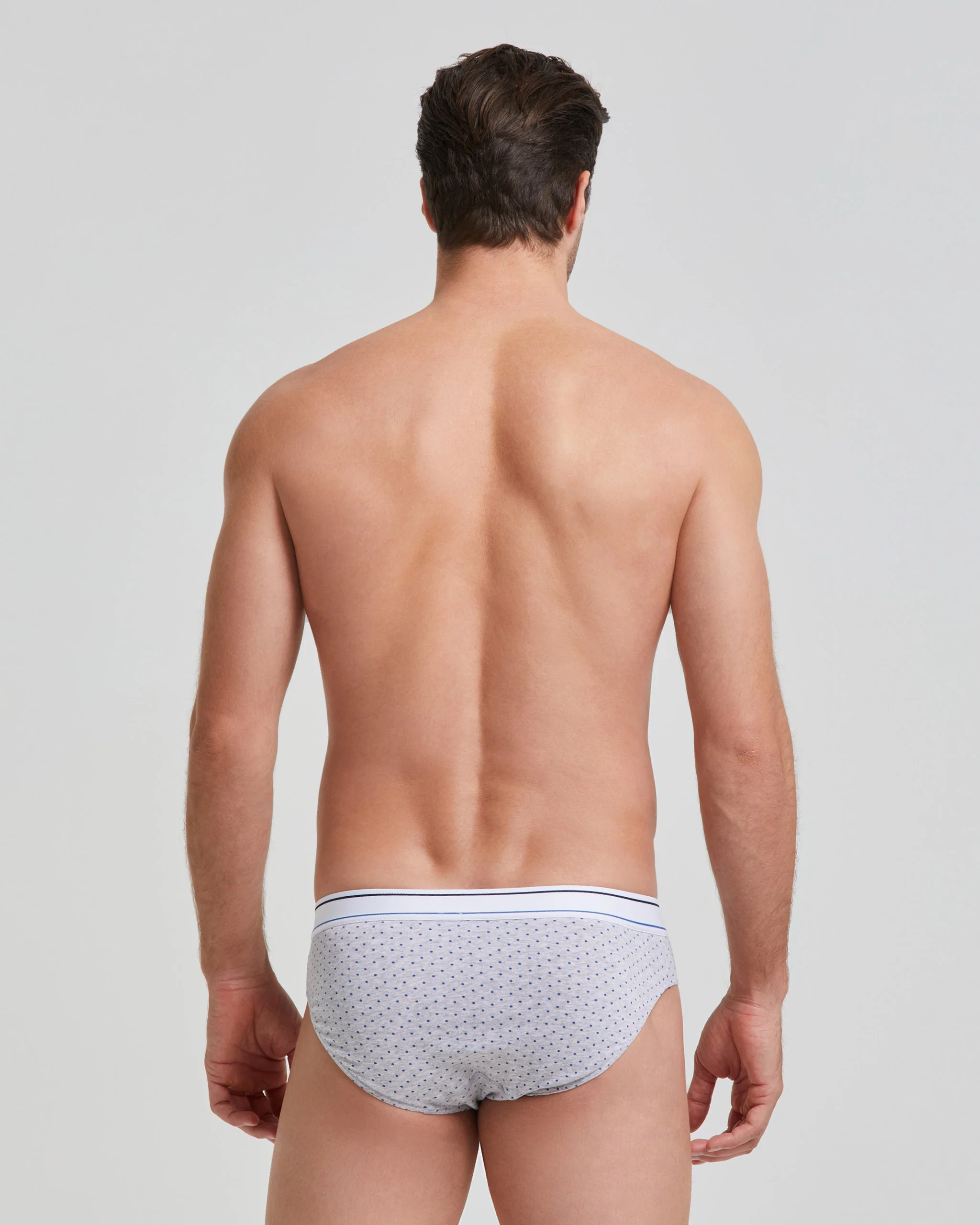 Slip uomo cotone con fantasia a pois - Image 3