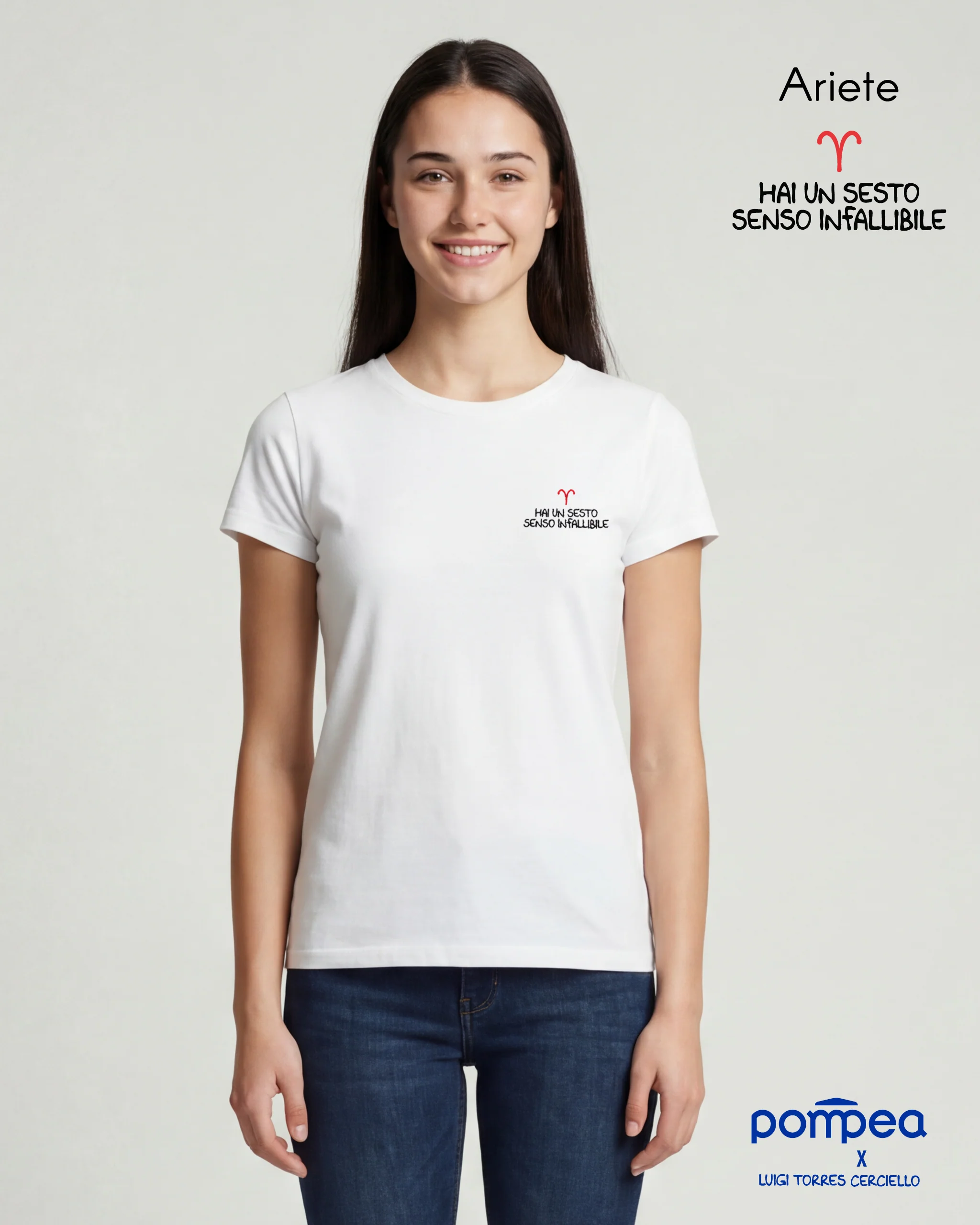 T-shirt donna "Ariete" by Luigi Torres Cerciello