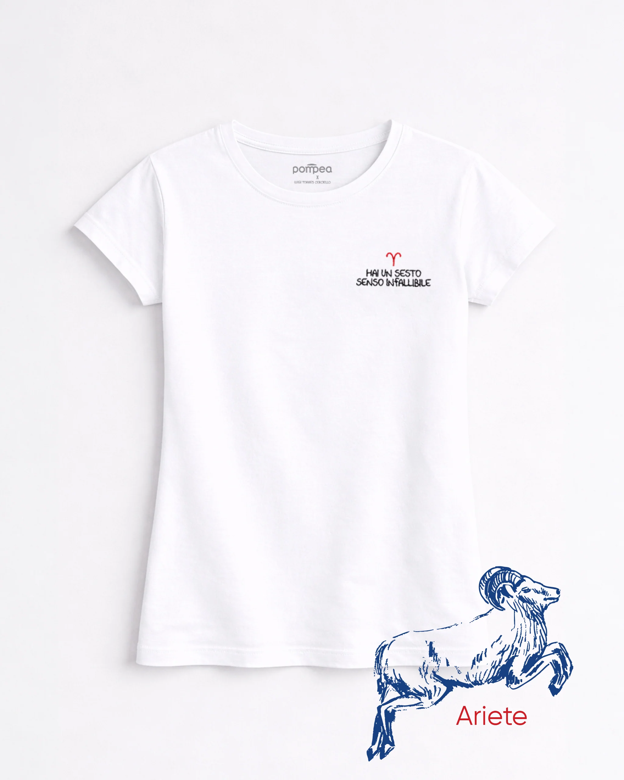 T-shirt donna "Ariete" by Luigi Torres Cerciello - Image 4