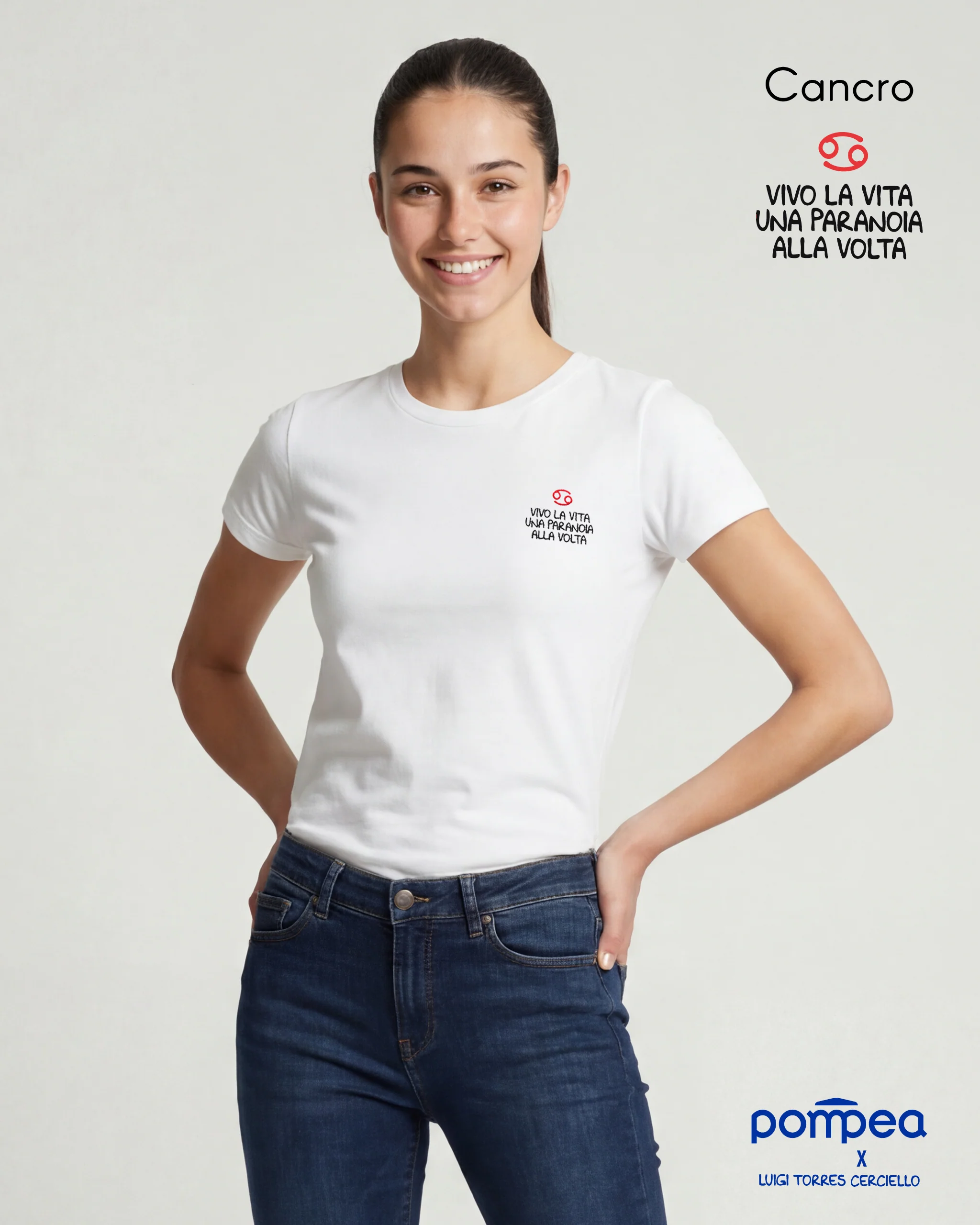 T-shirt donna "Cancro" by Luigi Torres Cerciello