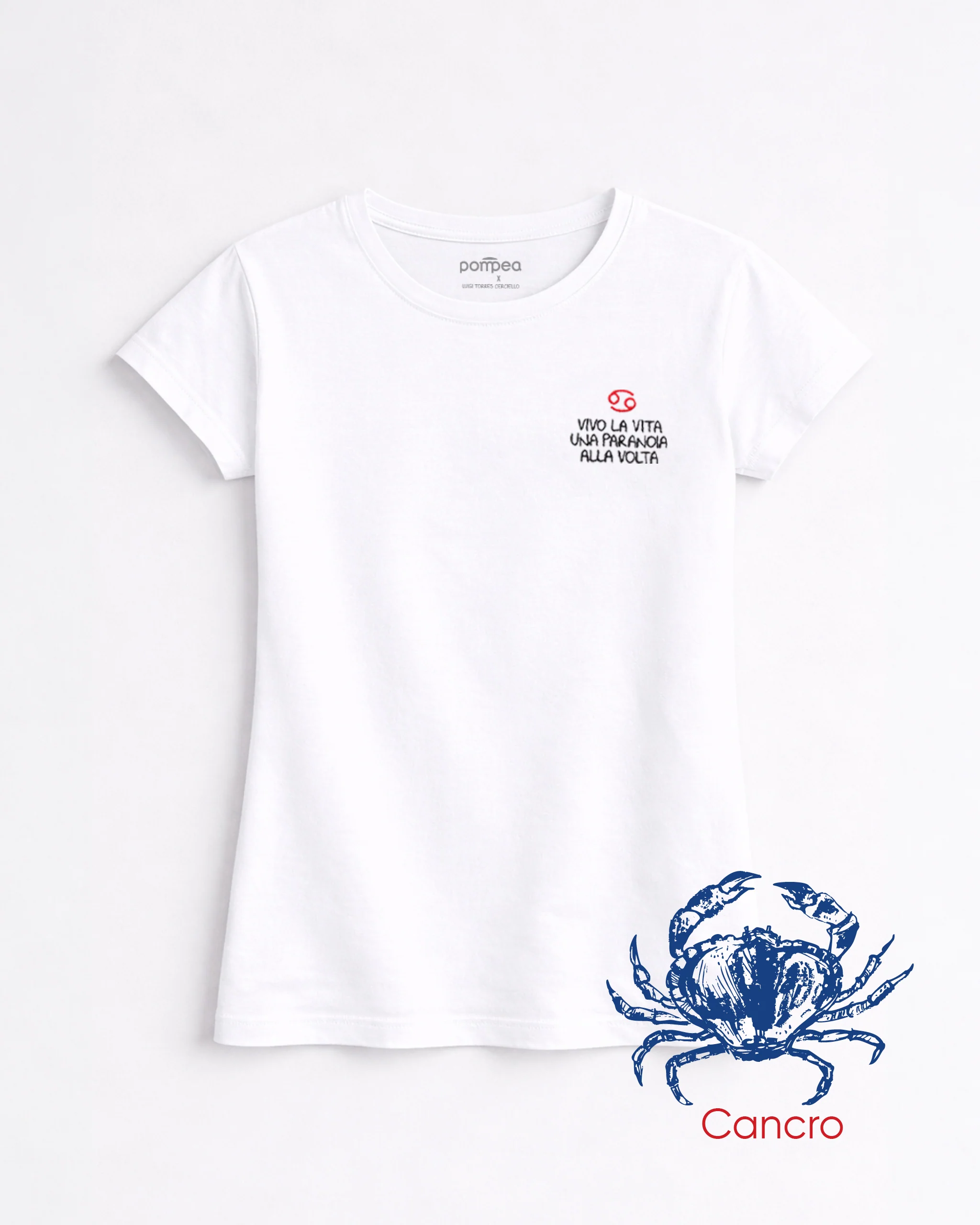 T-shirt donna "Cancro" by Luigi Torres Cerciello - Image 4