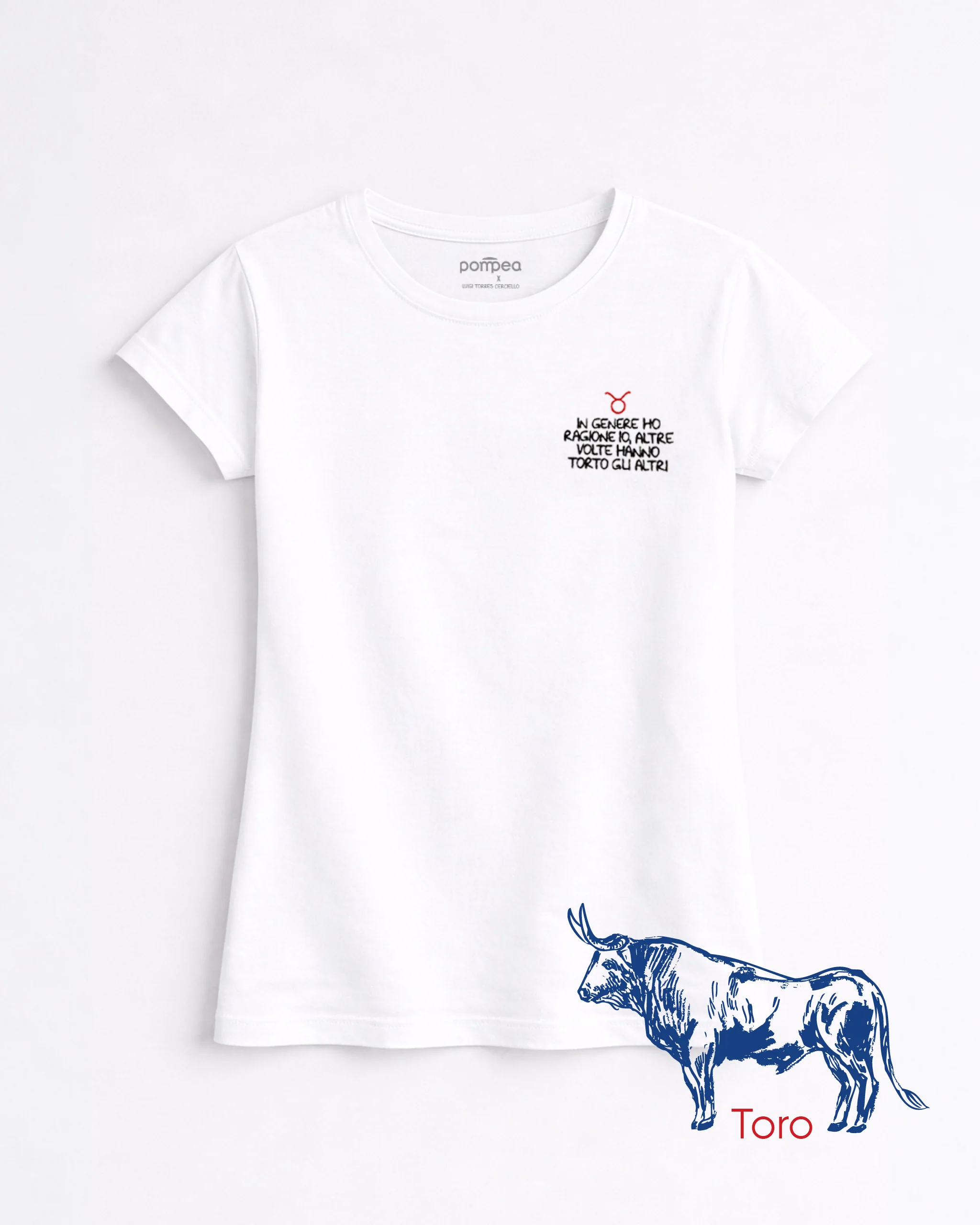 T-shirt donna "Toro" by Luigi Torres Cerciello - Image 4