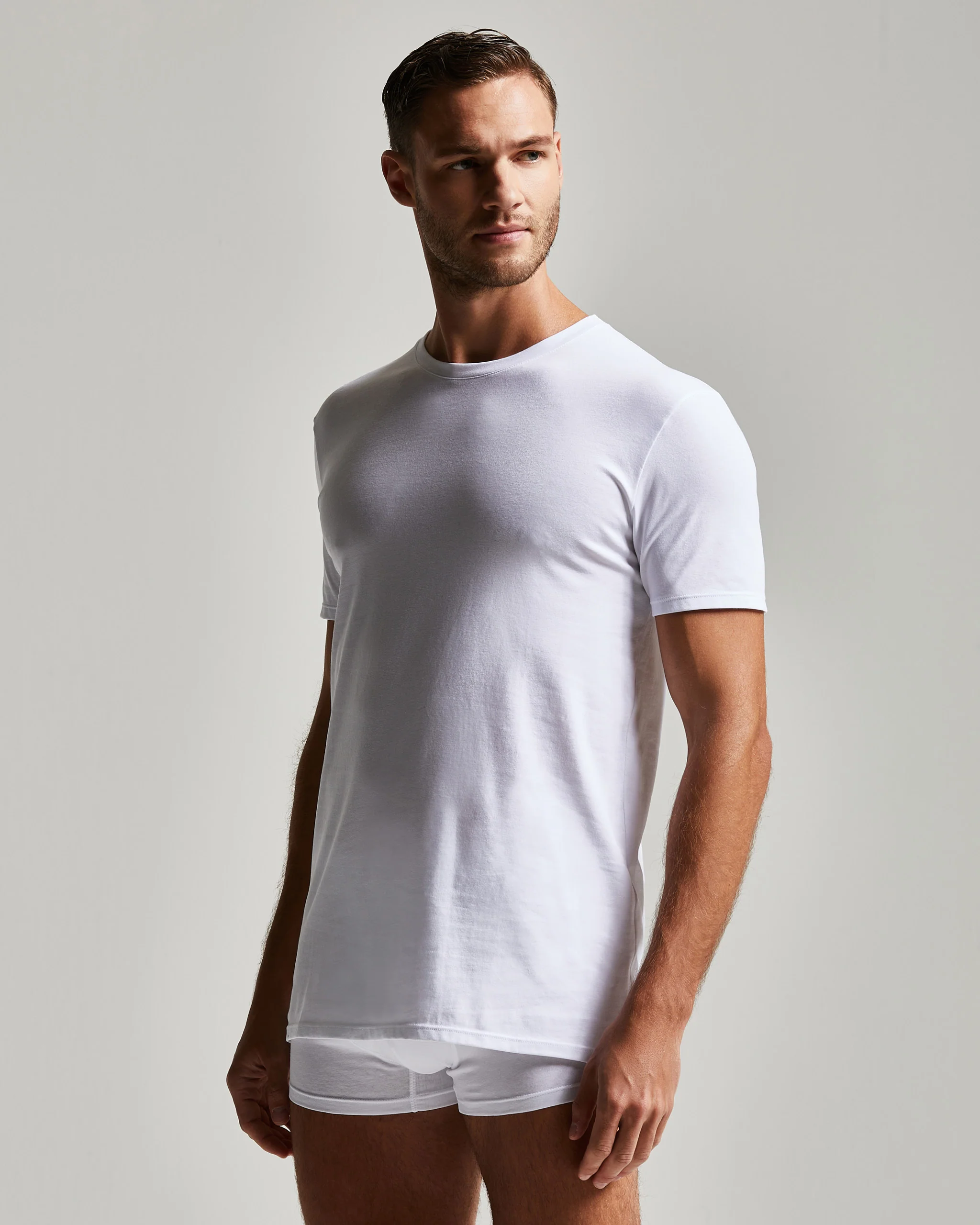 T-SHIRT GIROCOLLO COTONE ORGANICO VESTIBILITÀ REGULAR - Image 4