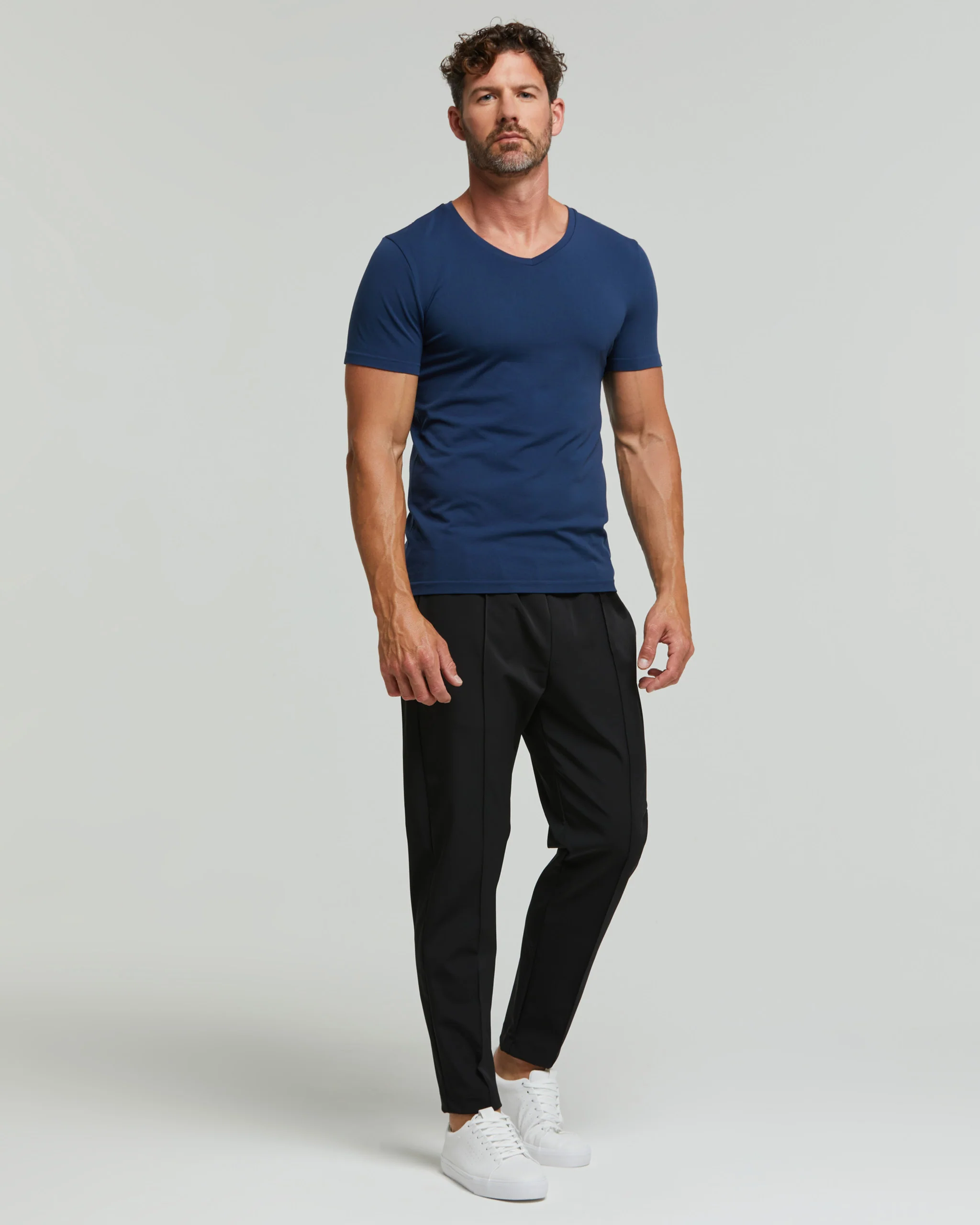 T-Shirt scollo V seamless - Image 4