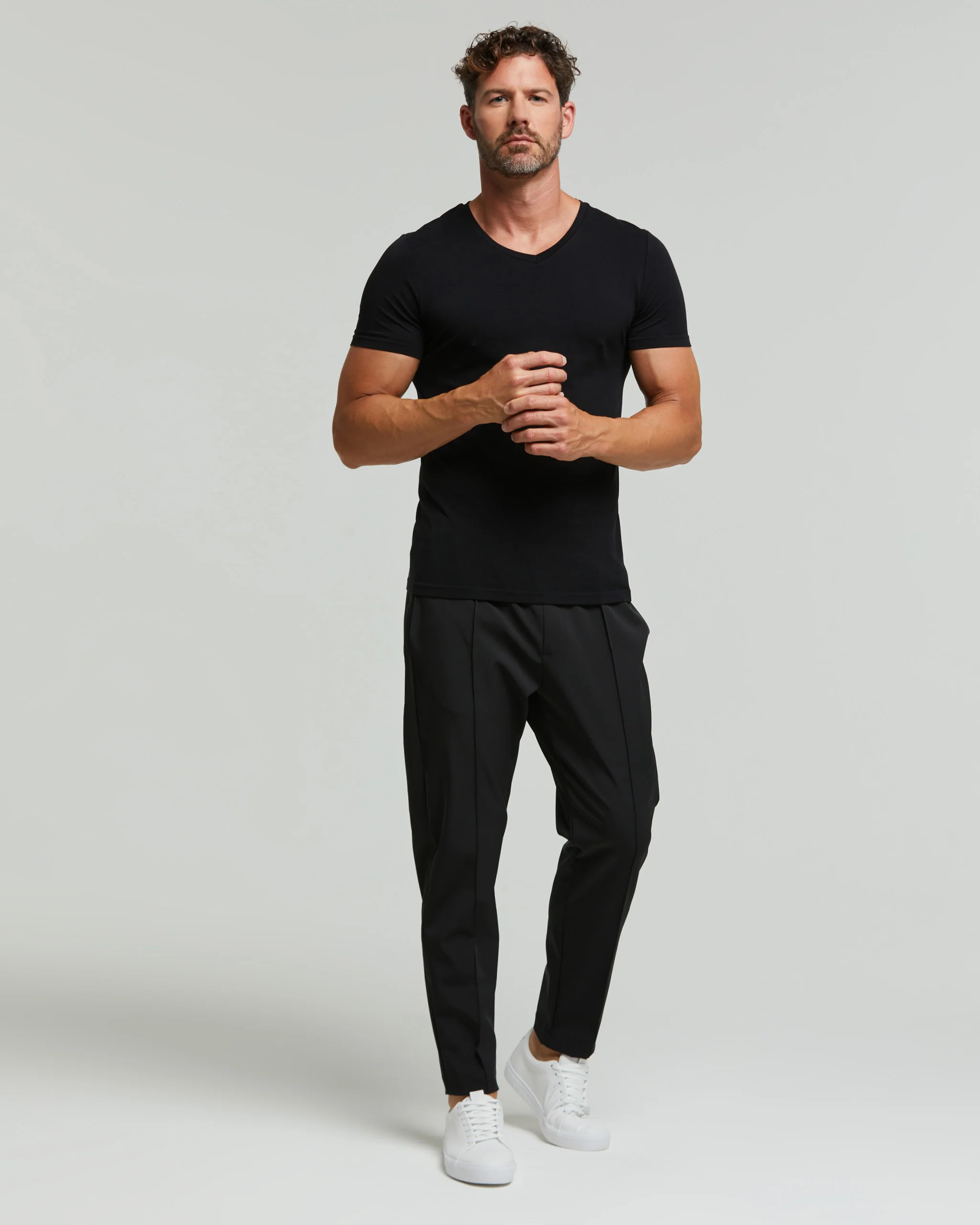 T-Shirt scollo V seamless - Image 4