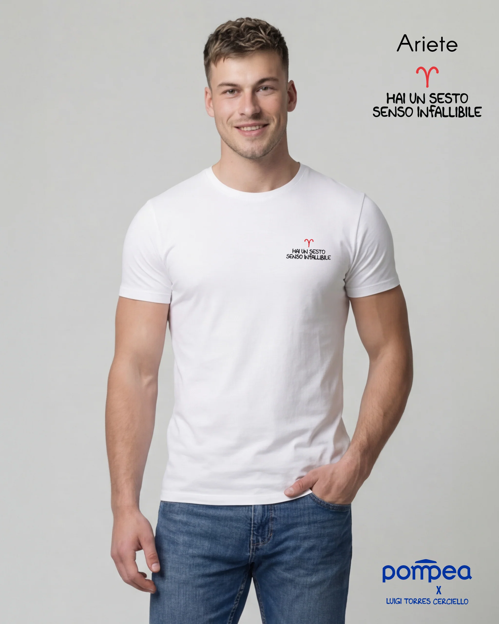 T-shirt uomo "Ariete" by Luigi Torres Cerciello