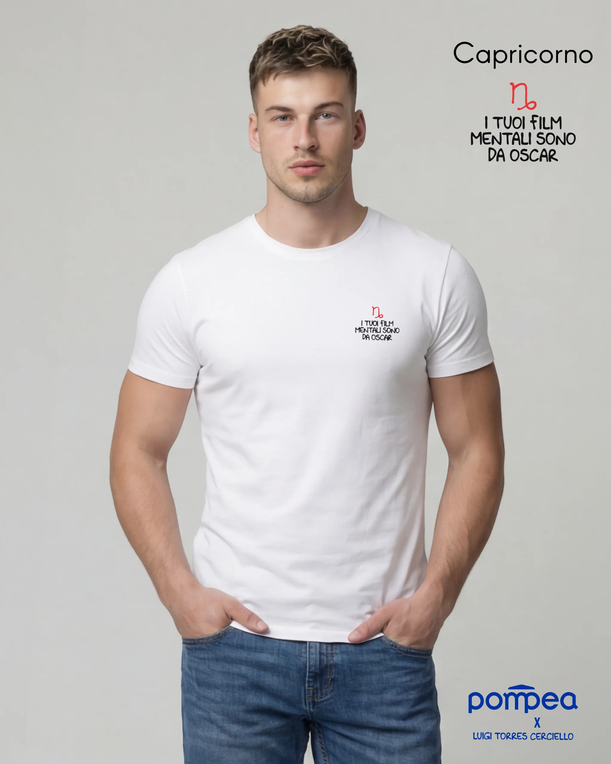 T-shirt uomo "Capricorno" by Luigi Torres Cerciello