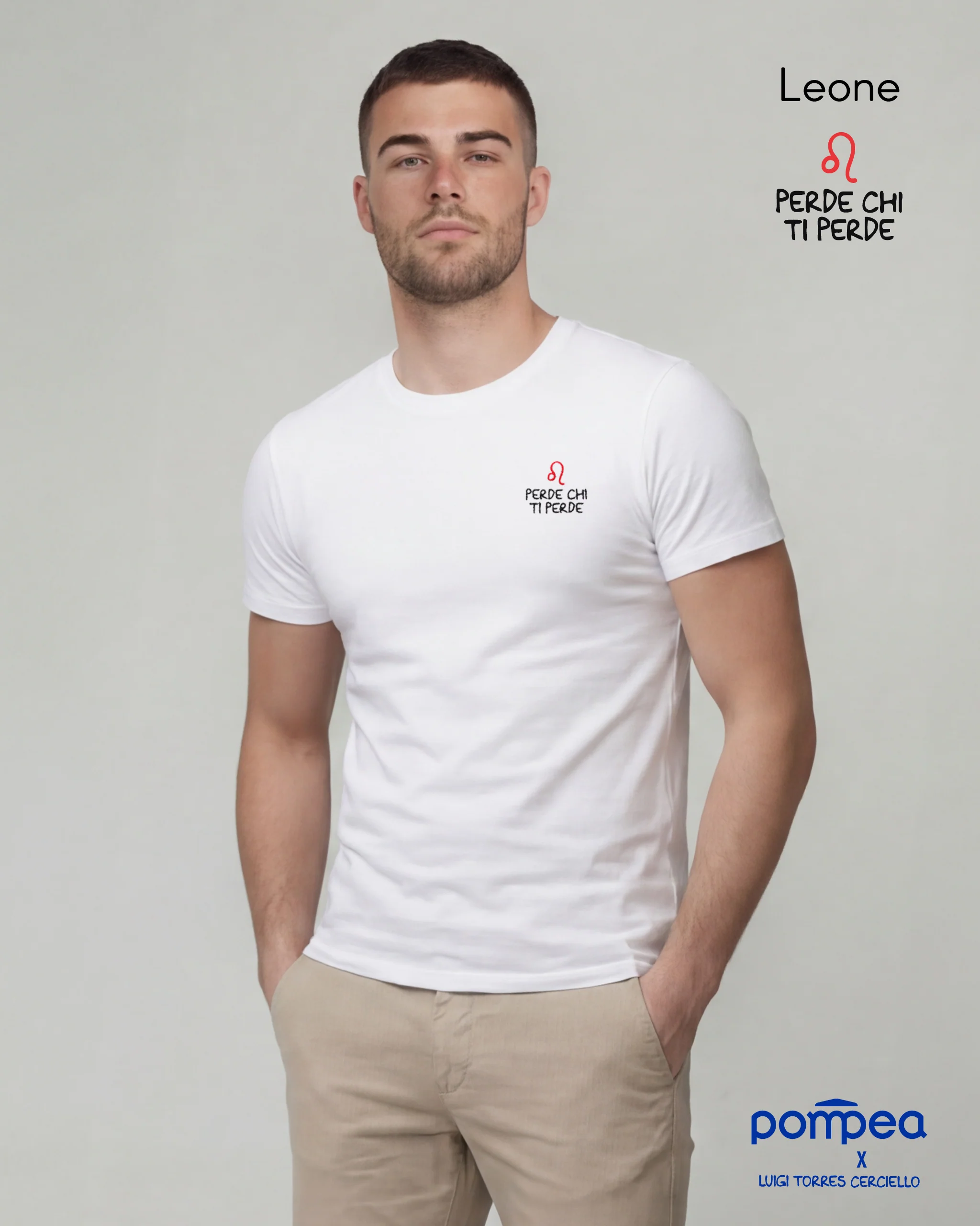 T-shirt uomo "Leone" by Luigi Torres Cerciello