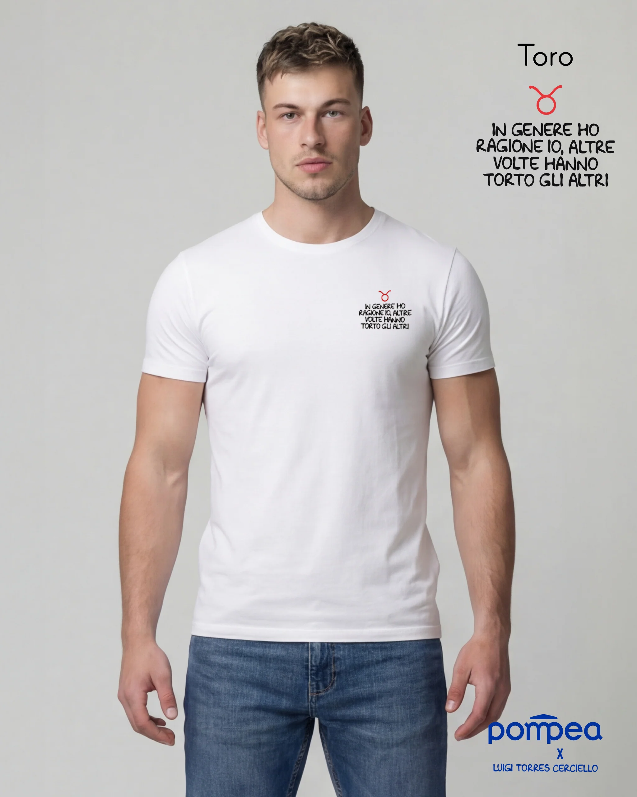 T-shirt uomo "Toro" by Luigi Torres Cerciello